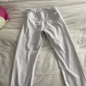 White Amazon leggings